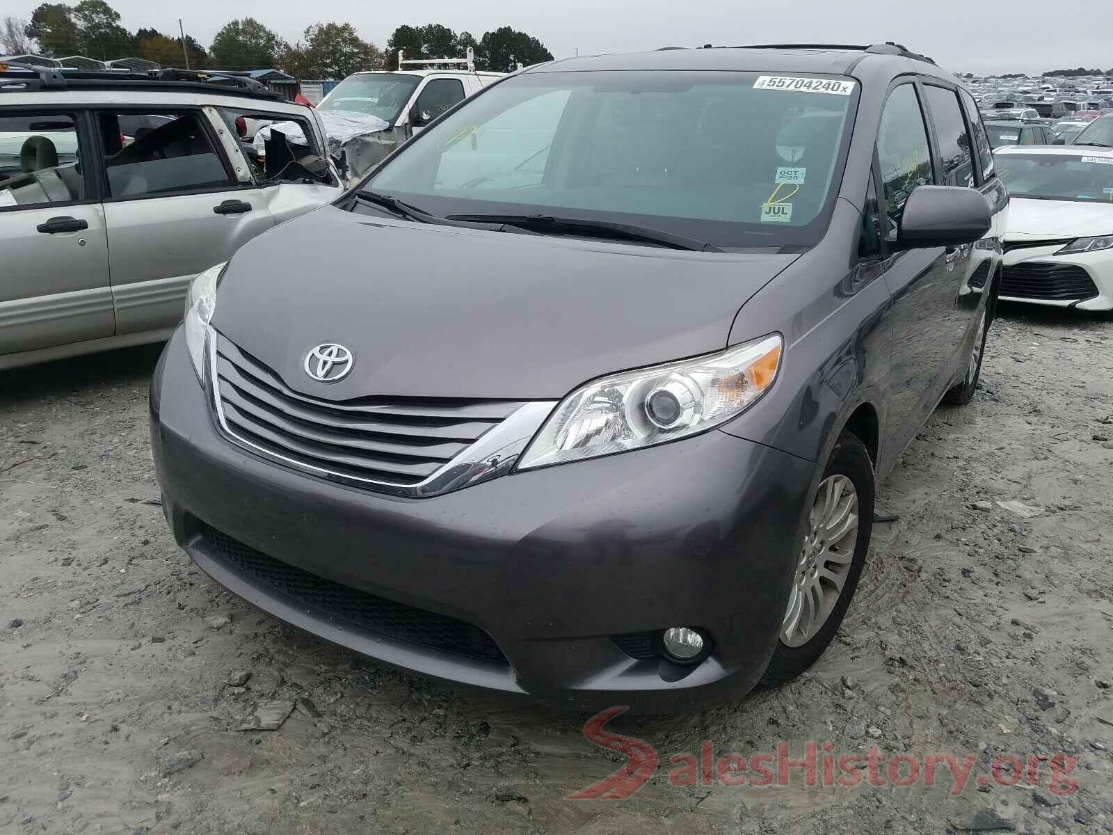 5TDYK3DC6GS762792 2016 TOYOTA SIENNA