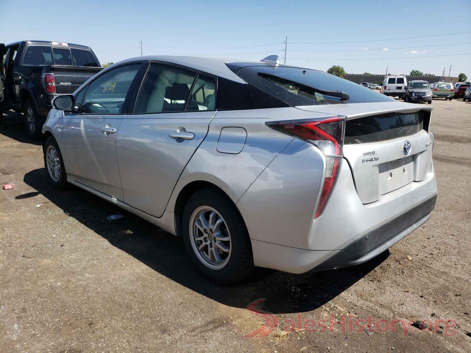 JTDKARFU8G3028691 2016 TOYOTA PRIUS