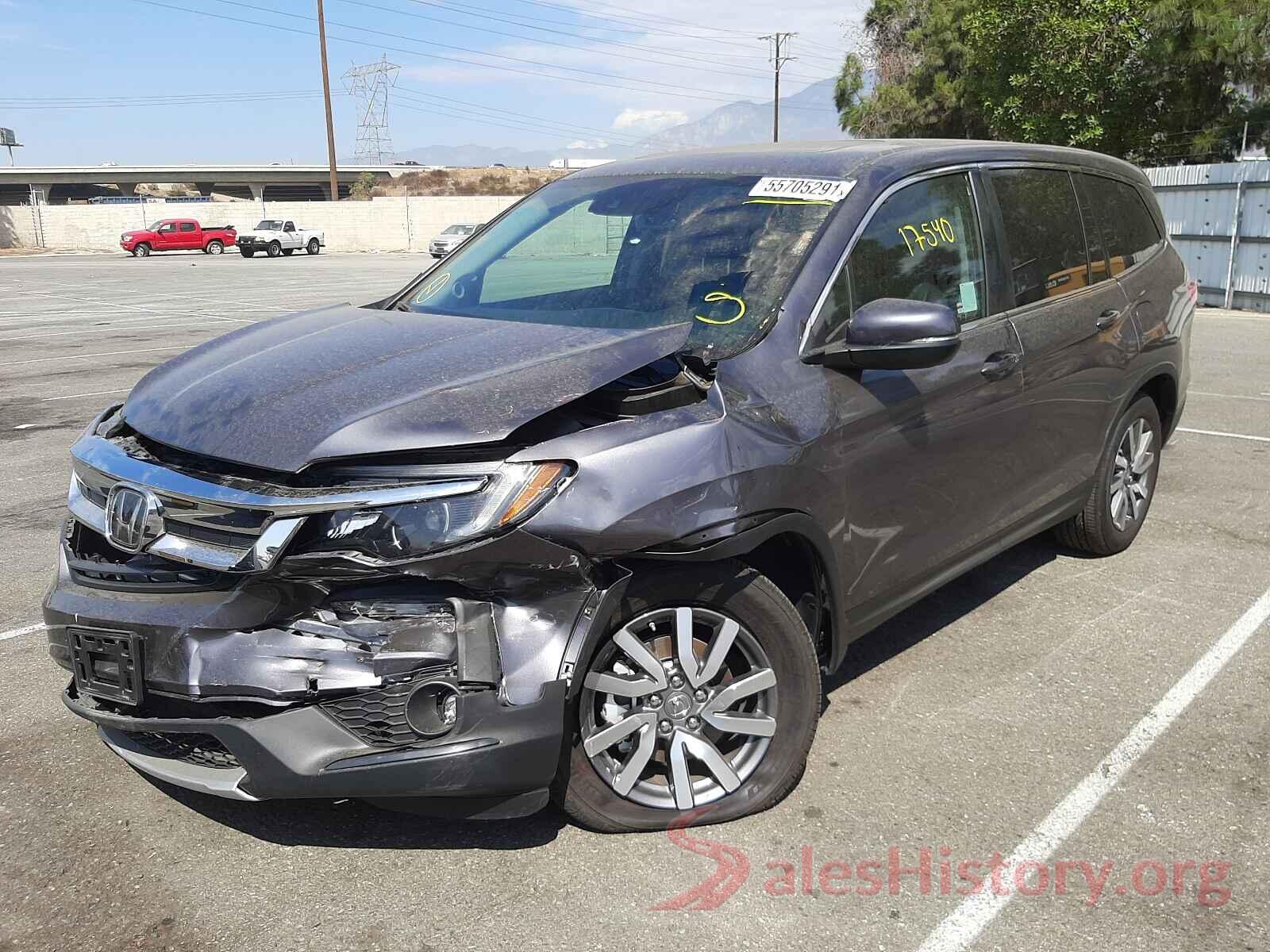 5FNYF5H57LB027877 2020 HONDA PILOT