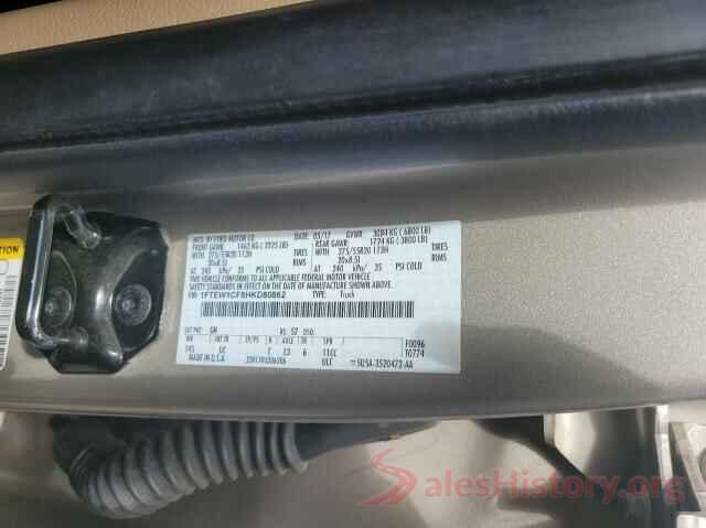 1FTEW1CF8HKD80862 2017 FORD F-150