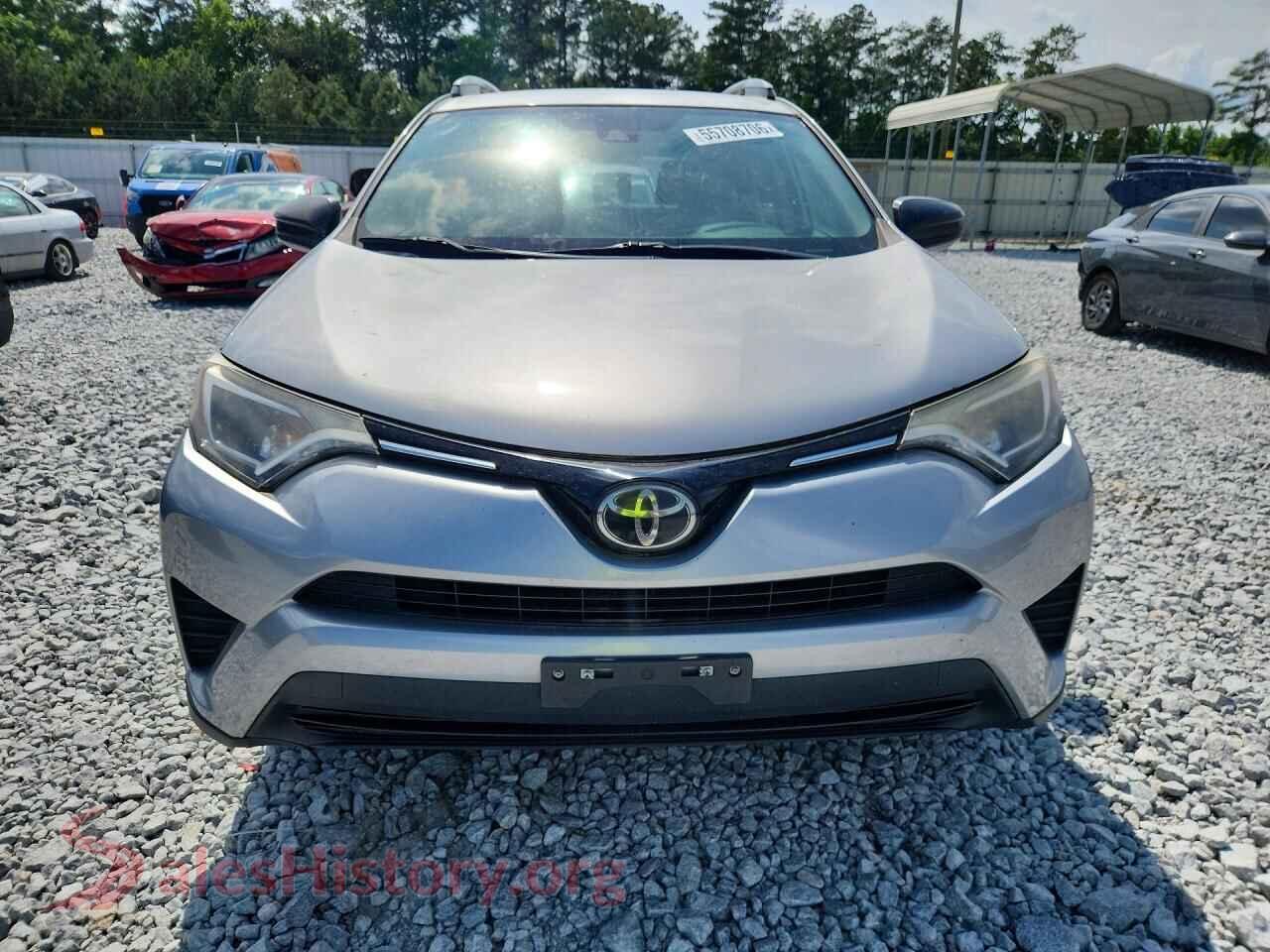 2017 TOYOTA RAV4 VIN 2T3BFREV3HW593473, rear view