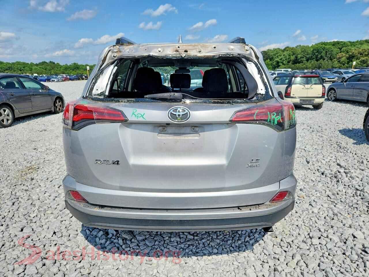 2017 TOYOTA RAV4 VIN 2T3BFREV3HW593473, left side view