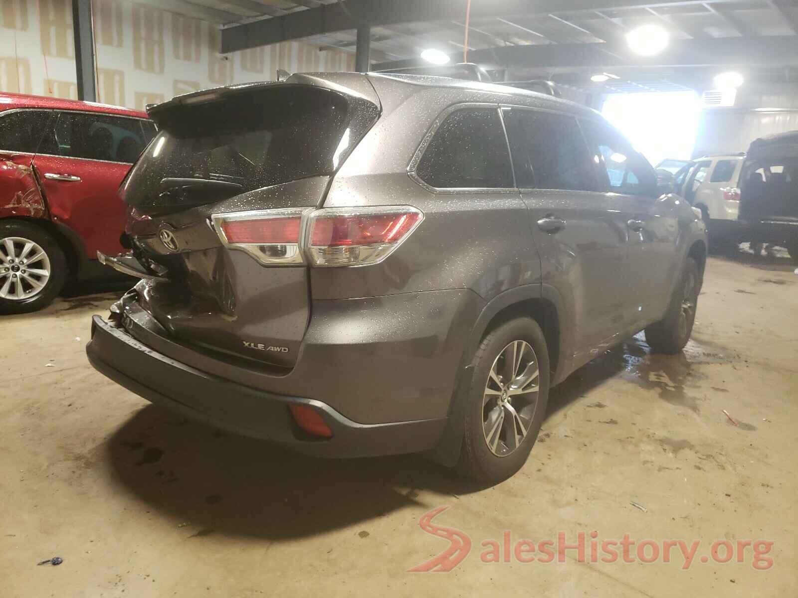 5TDJKRFH4GS236481 2016 TOYOTA HIGHLANDER