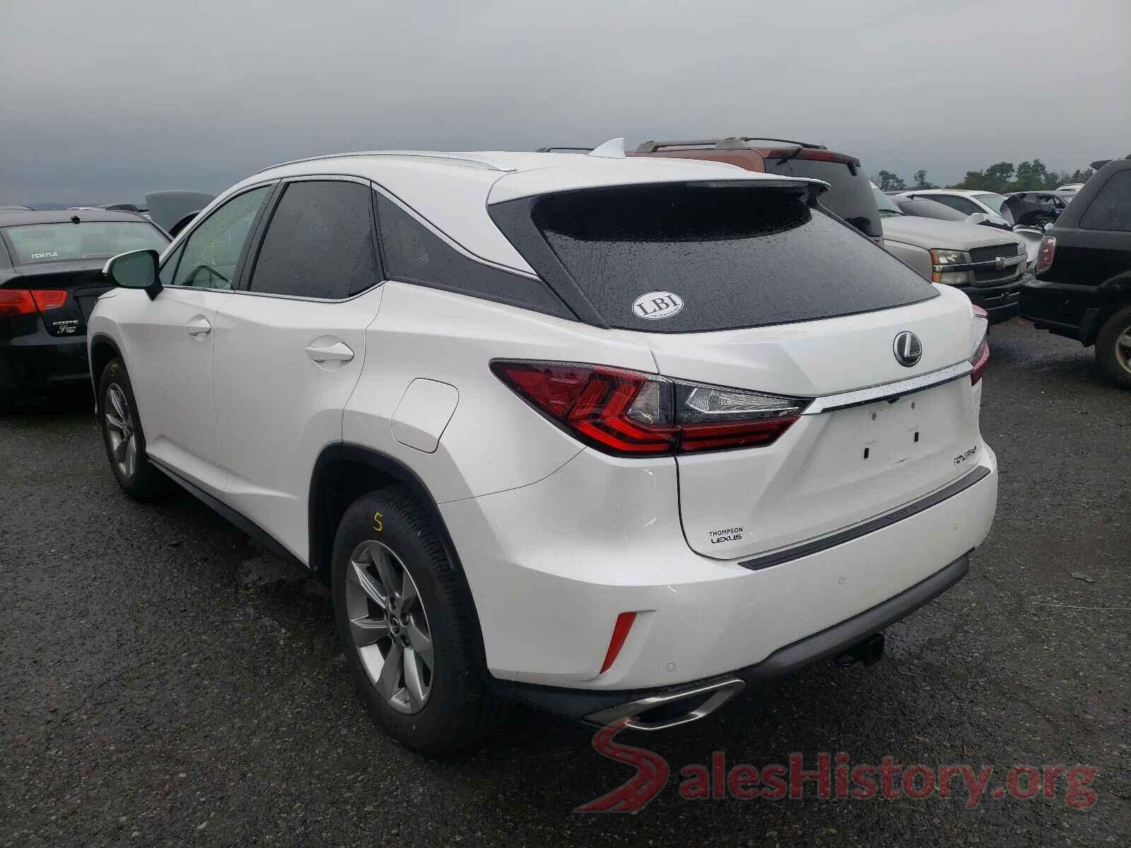 2T2BZMCAXKC201628 2019 LEXUS RX350