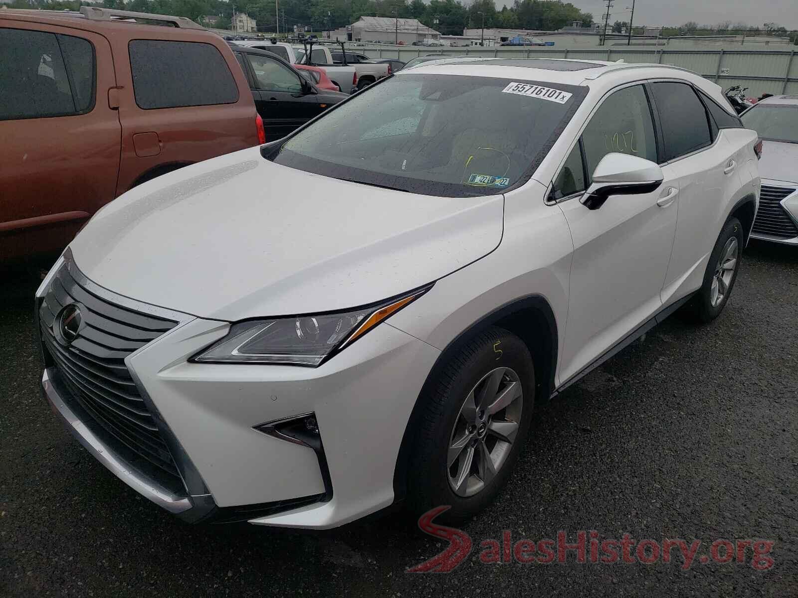 2T2BZMCAXKC201628 2019 LEXUS RX350