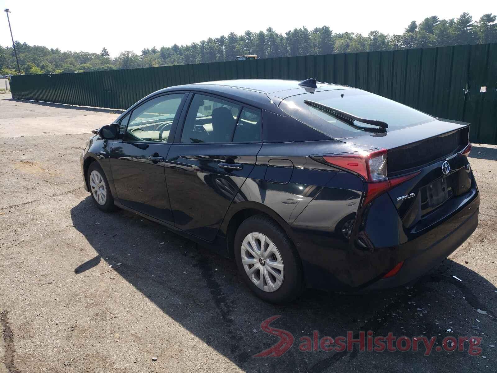 JTDKARFU5K3078506 2019 TOYOTA PRIUS