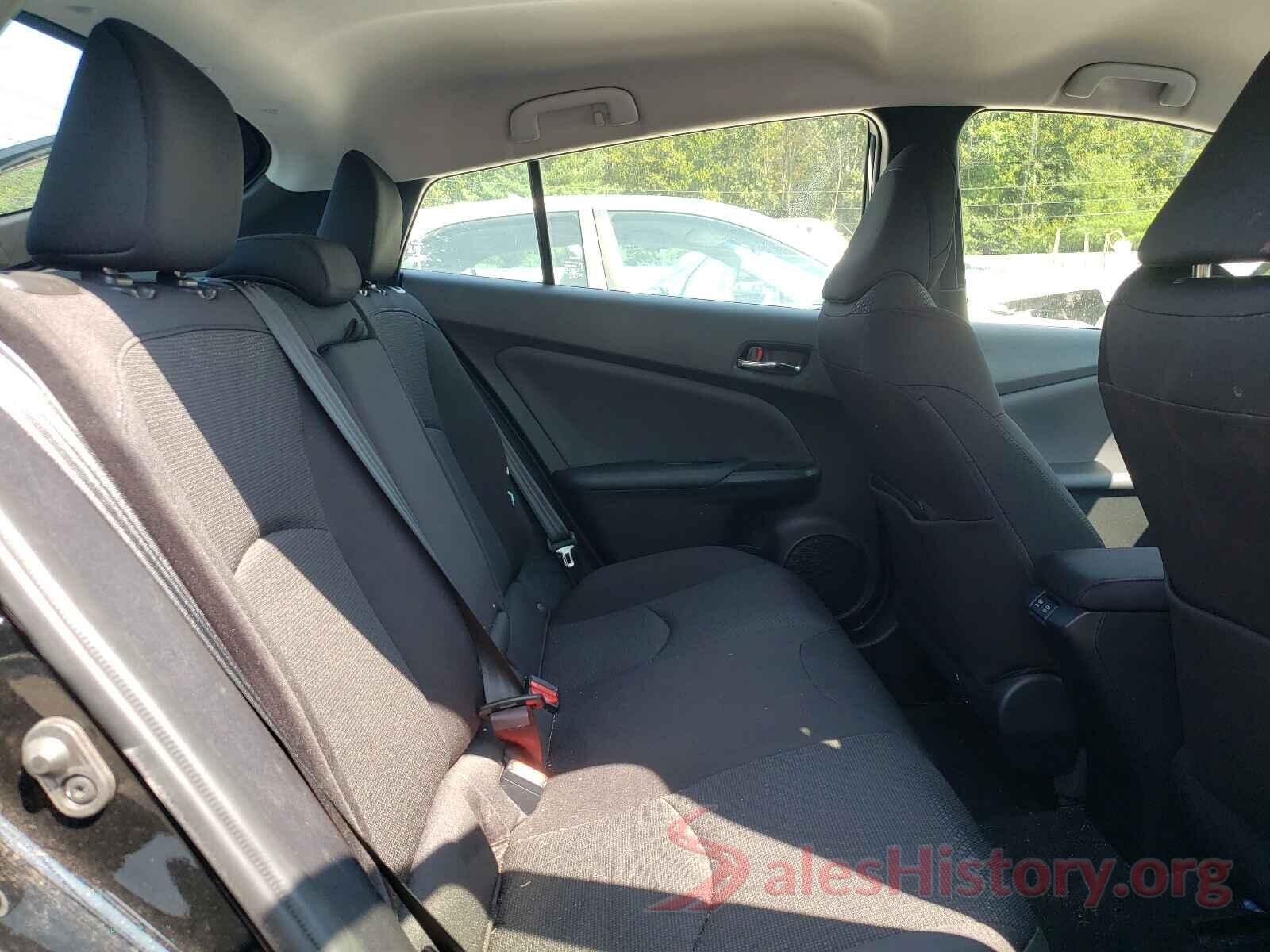 JTDKARFU5K3078506 2019 TOYOTA PRIUS