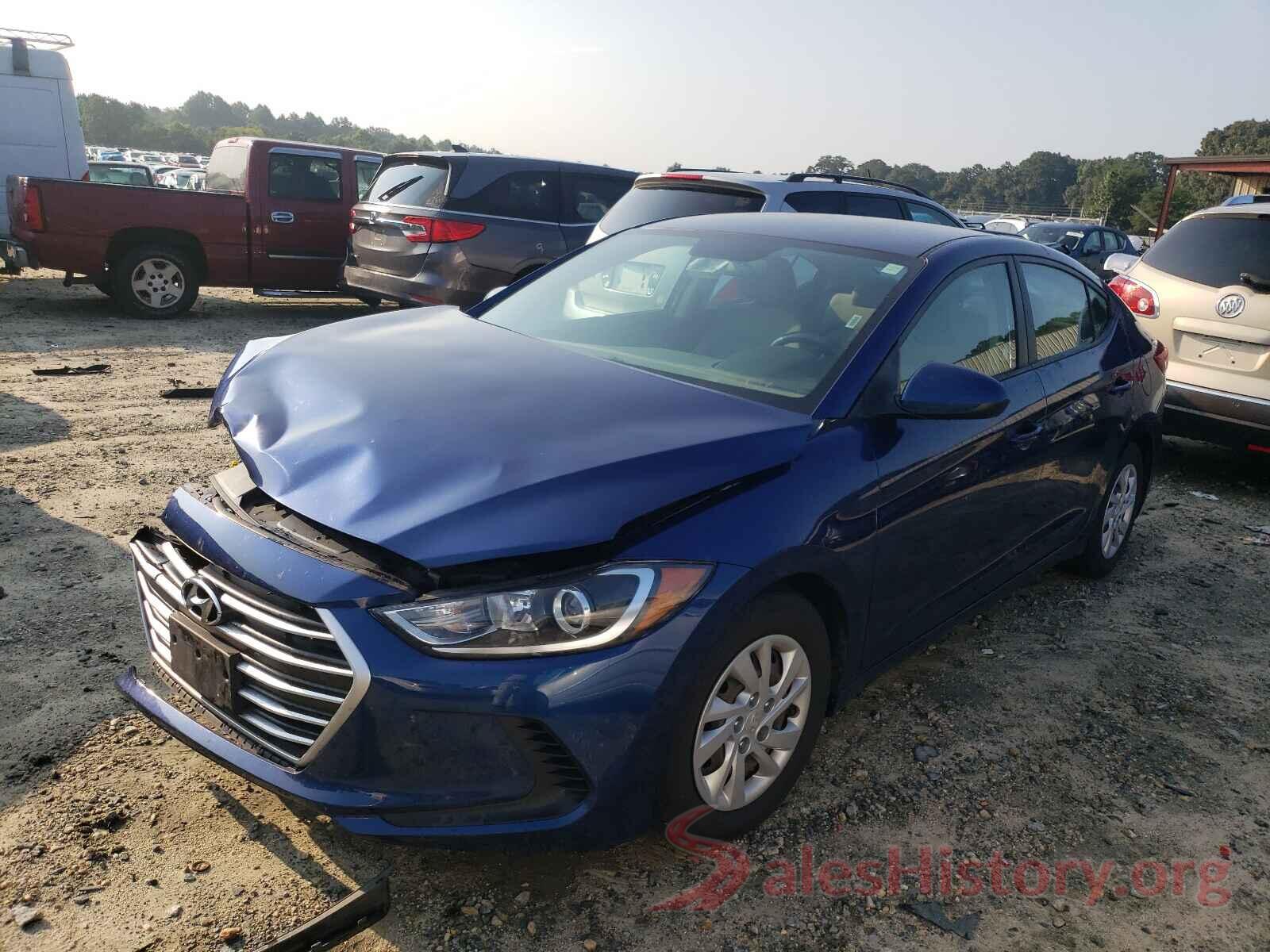 5NPD74LF4HH125599 2017 HYUNDAI ELANTRA