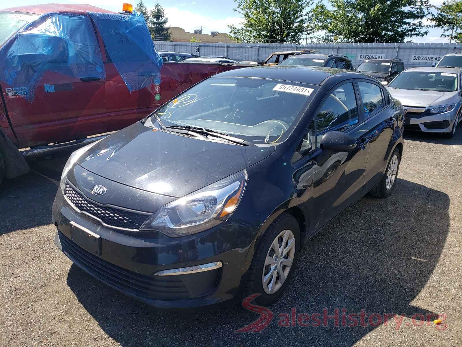 KNADM4A33G6539724 2016 KIA RIO