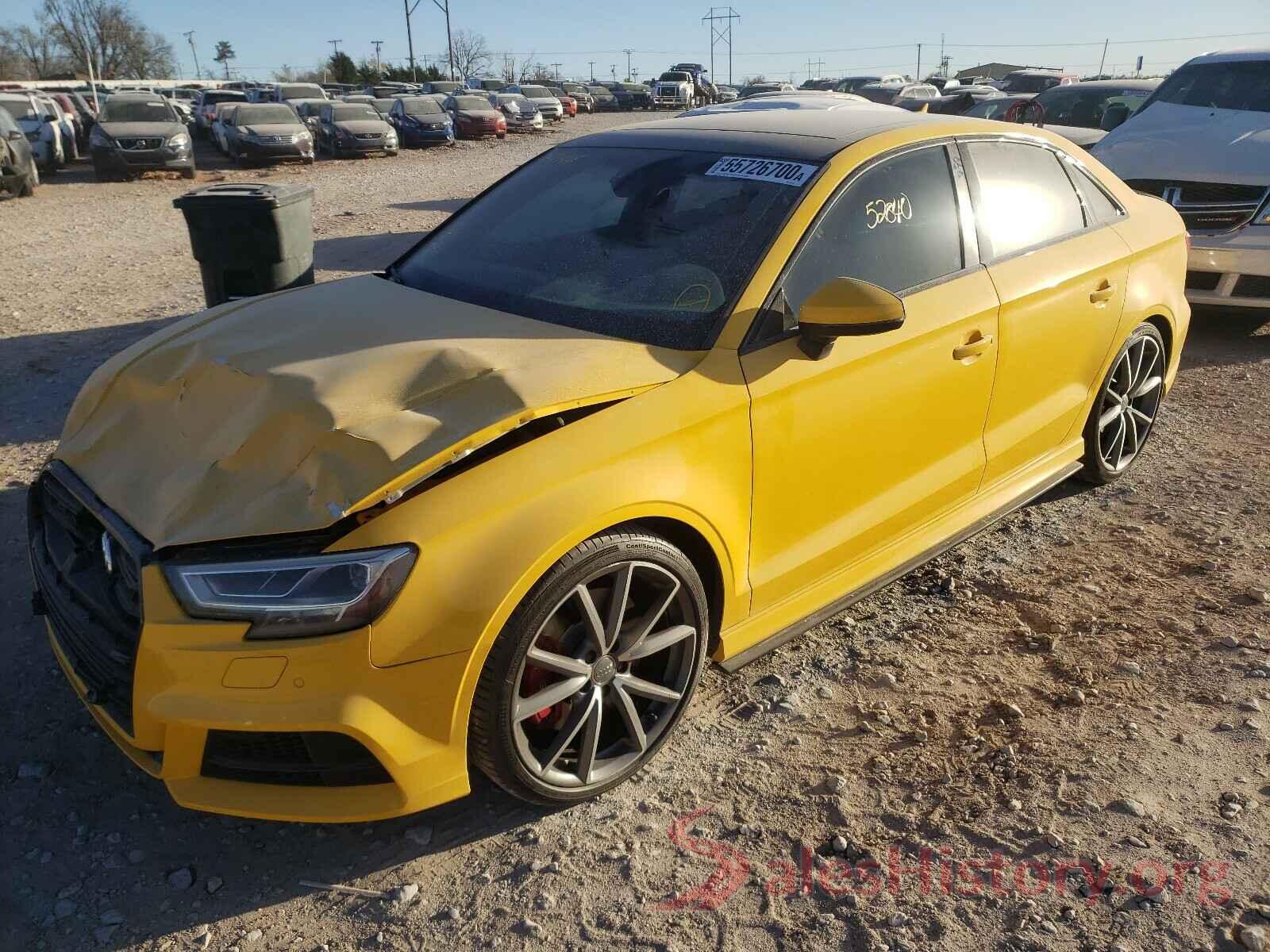 WAUB1GFF7H1042744 2017 AUDI S3