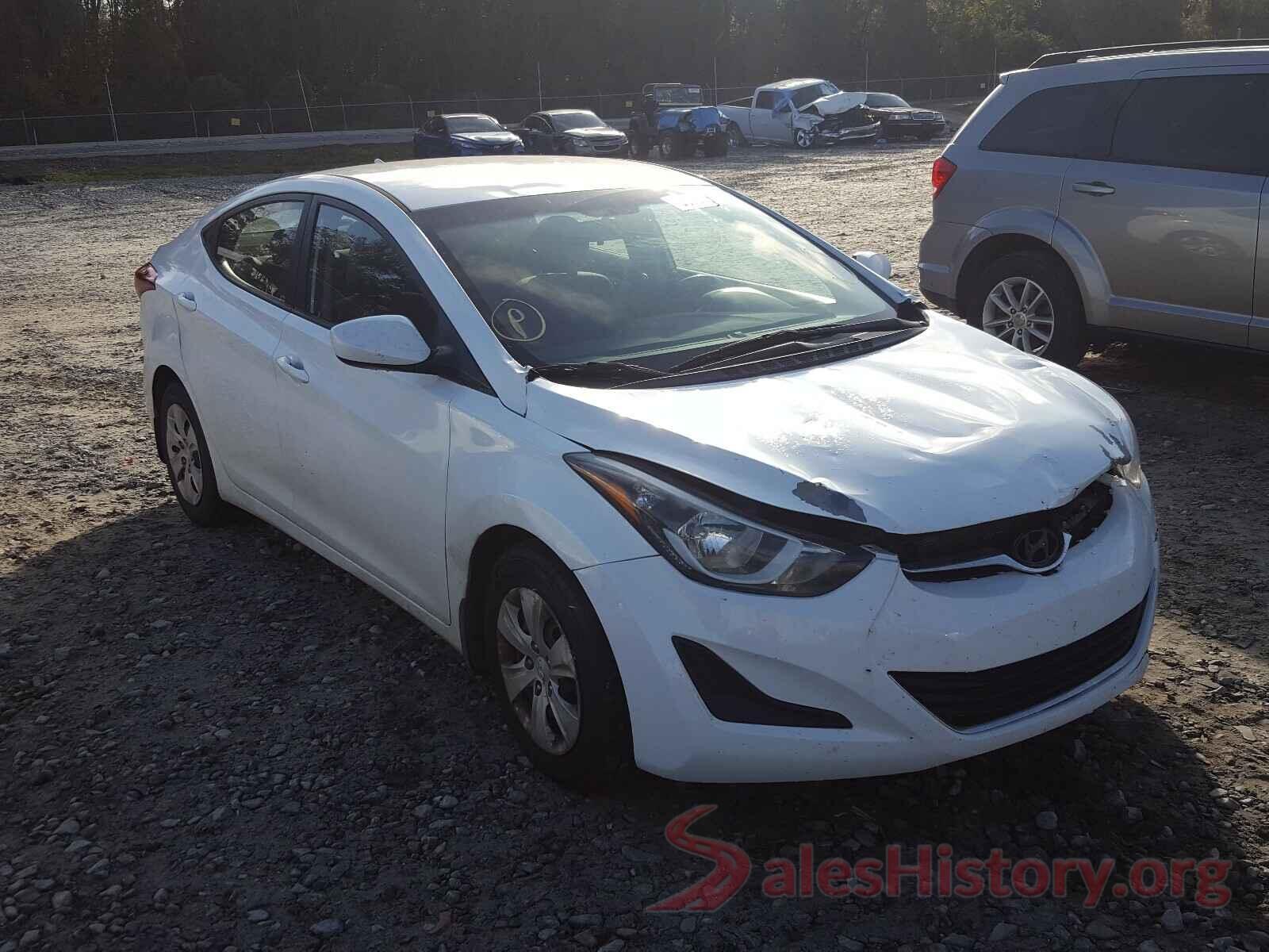 5NPDH4AE4GH726856 2016 HYUNDAI ELANTRA