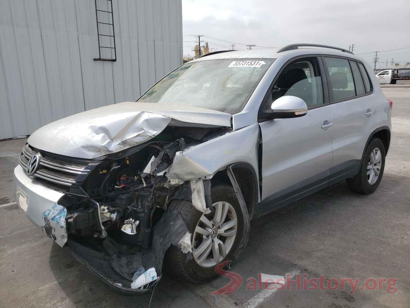 WVGAV7AXXHK004739 2017 VOLKSWAGEN TIGUAN