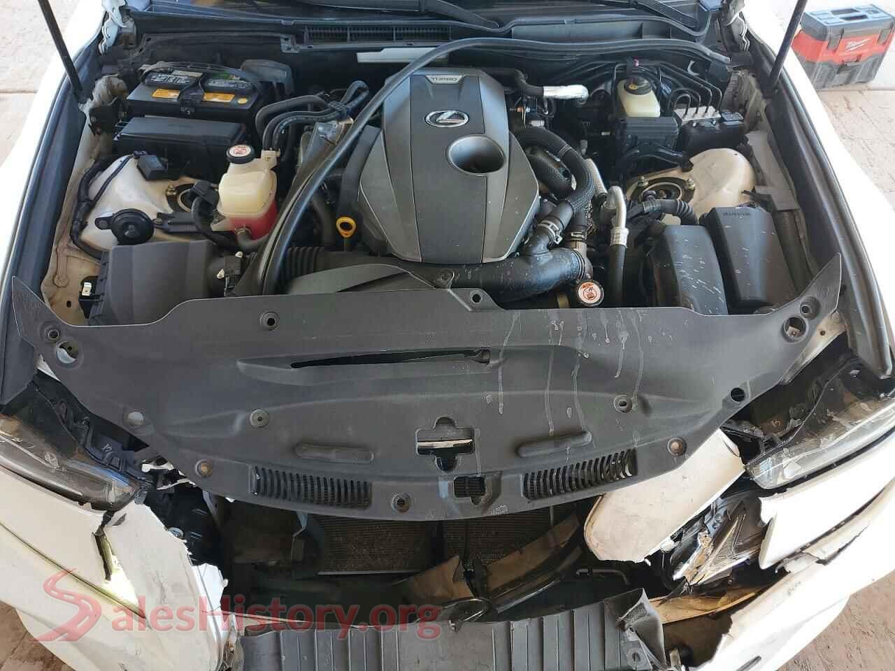 2019 LEXUS IS VIN JTHBA1D24K5087784, VIN plate