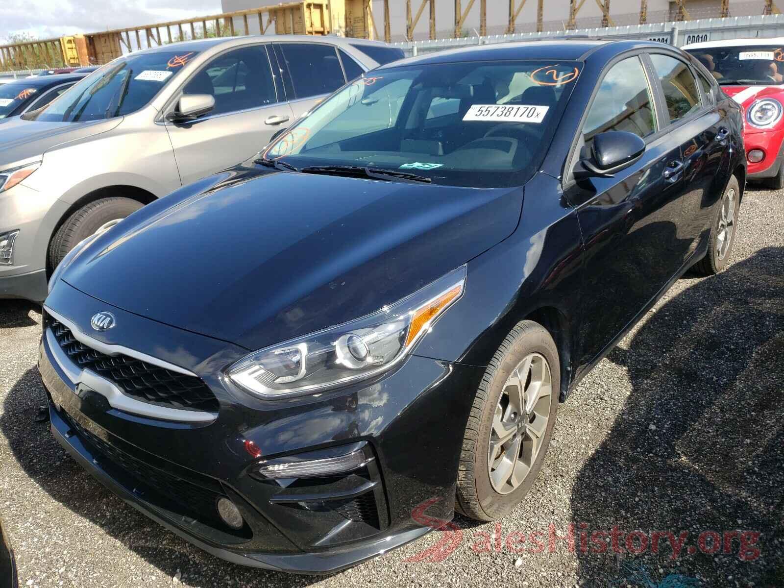 3KPF24AD2LE252874 2020 KIA FORTE