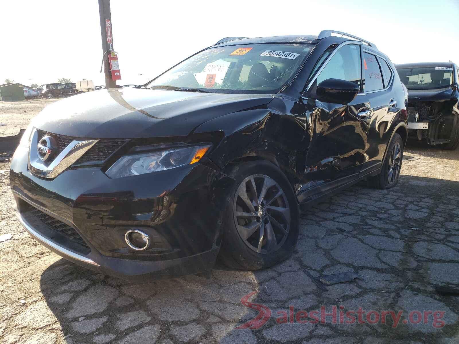 5N1AT2MT6GC818848 2016 NISSAN ROGUE