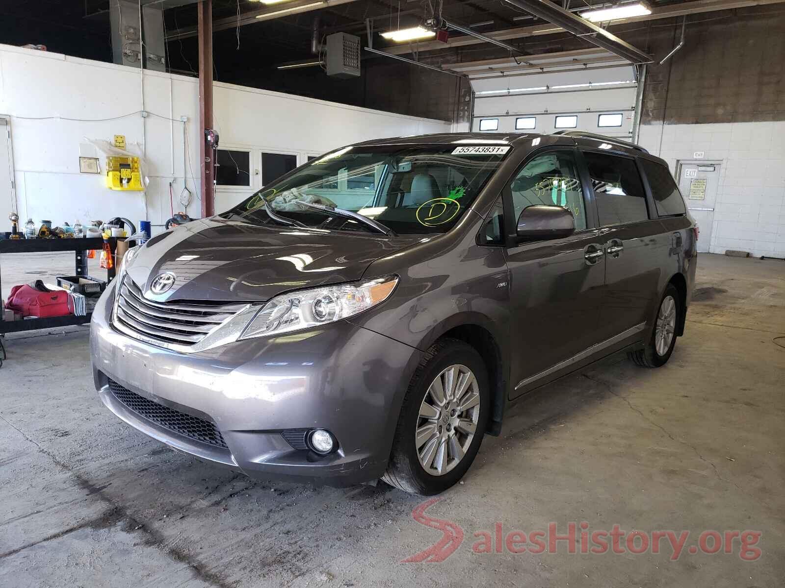 5TDDZ3DCXHS178066 2017 TOYOTA SIENNA