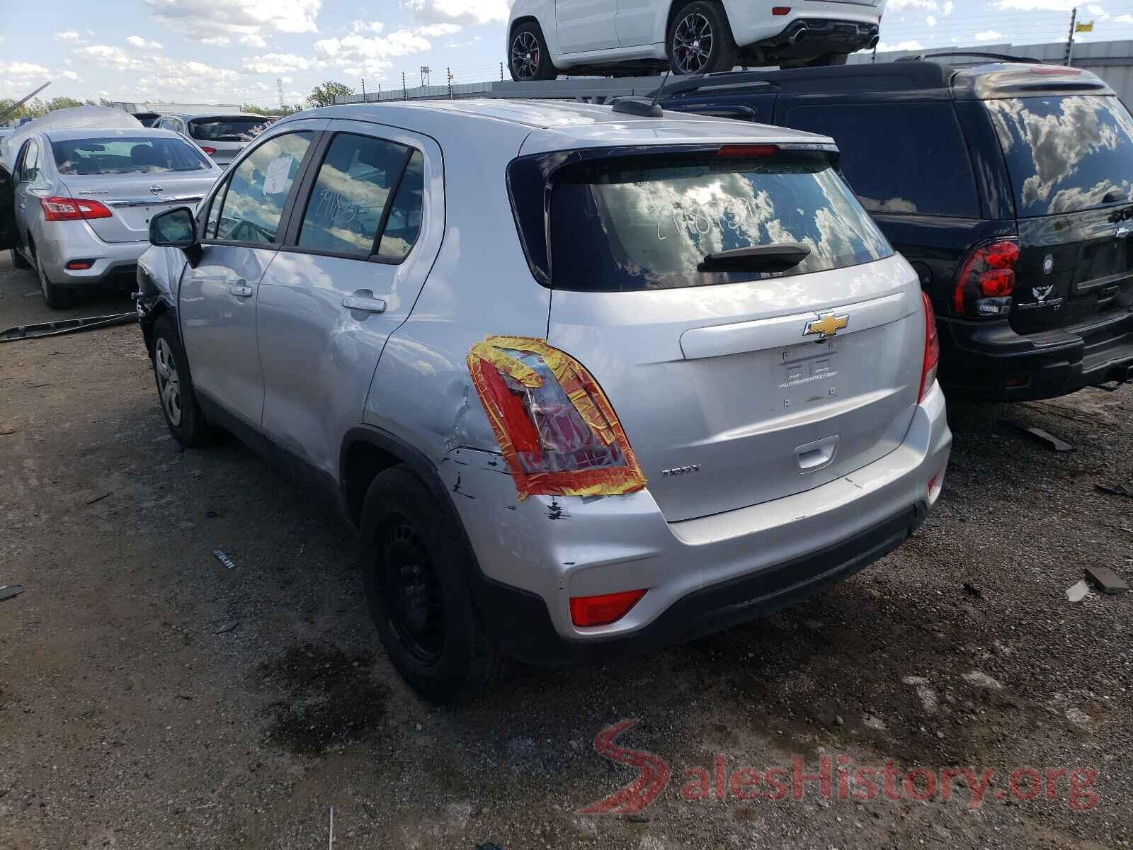 KL7CJKSB3JB597412 2018 CHEVROLET TRAX