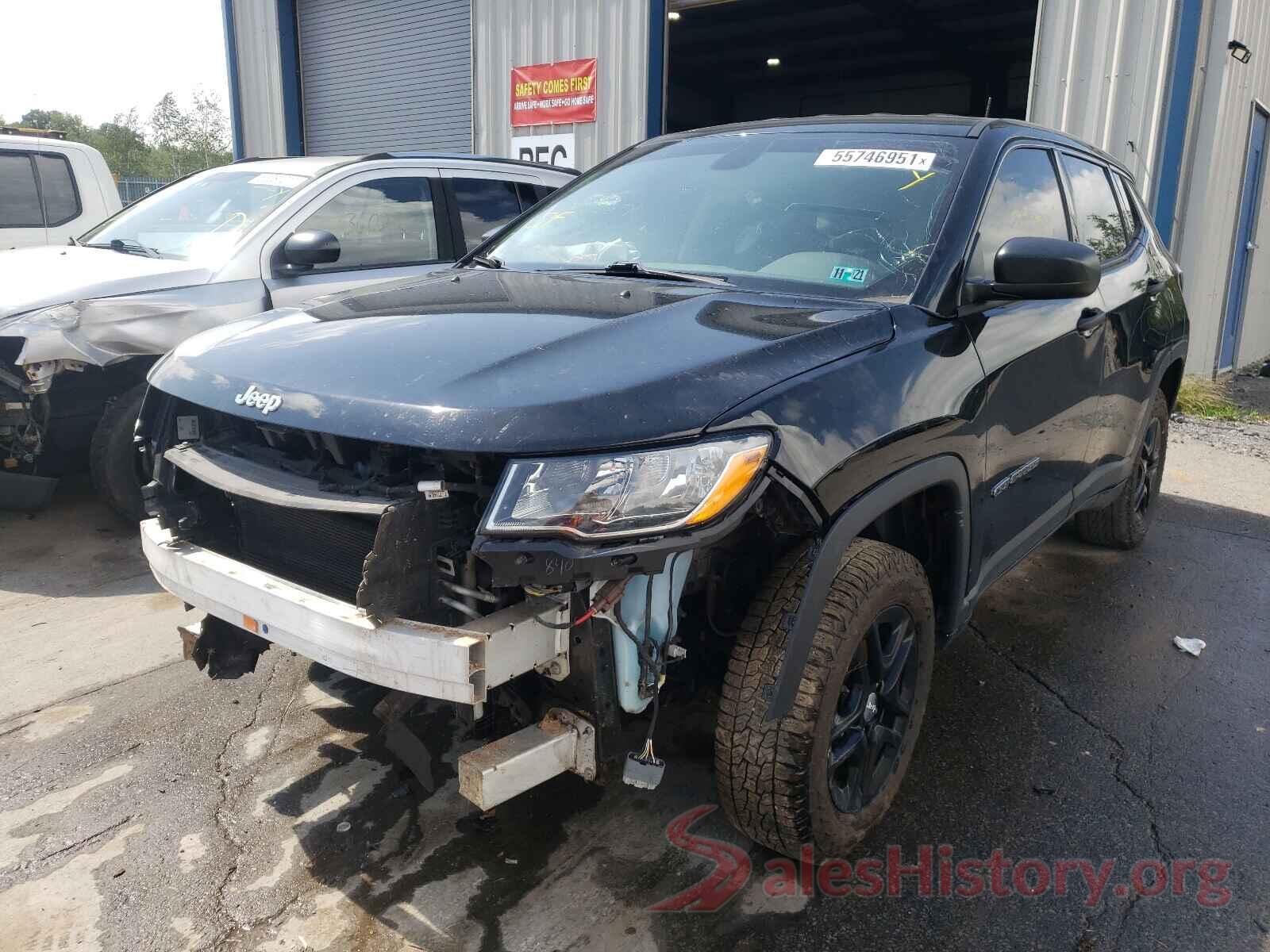 3C4NJDABXJT144282 2018 JEEP COMPASS