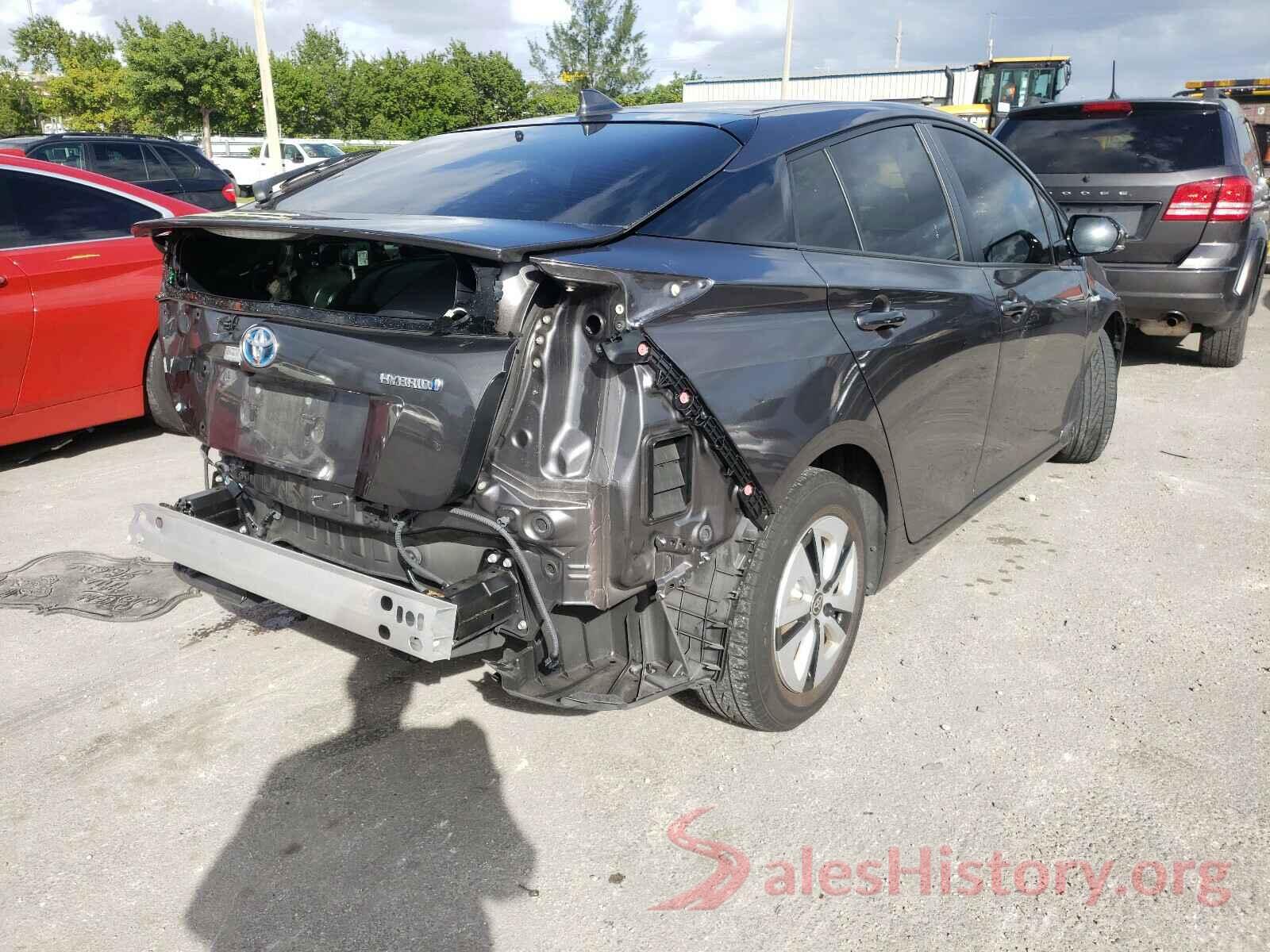 JTDKBRFU0J3591917 2018 TOYOTA PRIUS