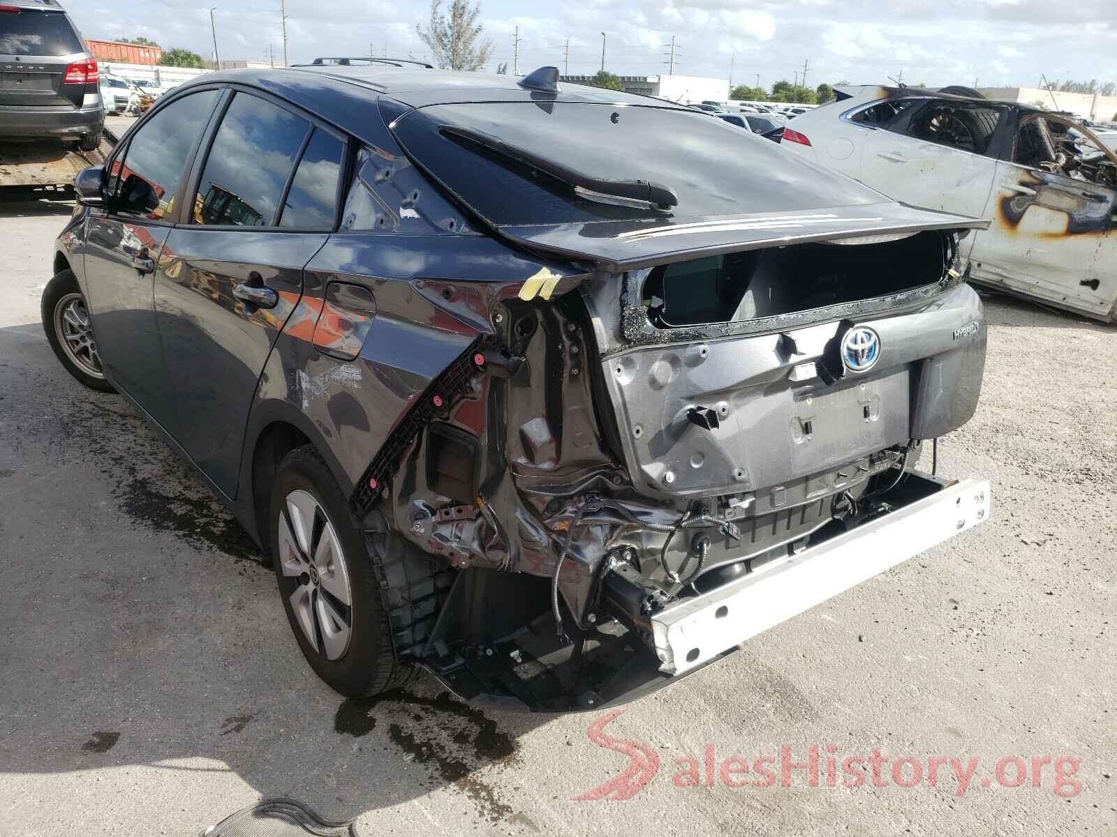 JTDKBRFU0J3591917 2018 TOYOTA PRIUS