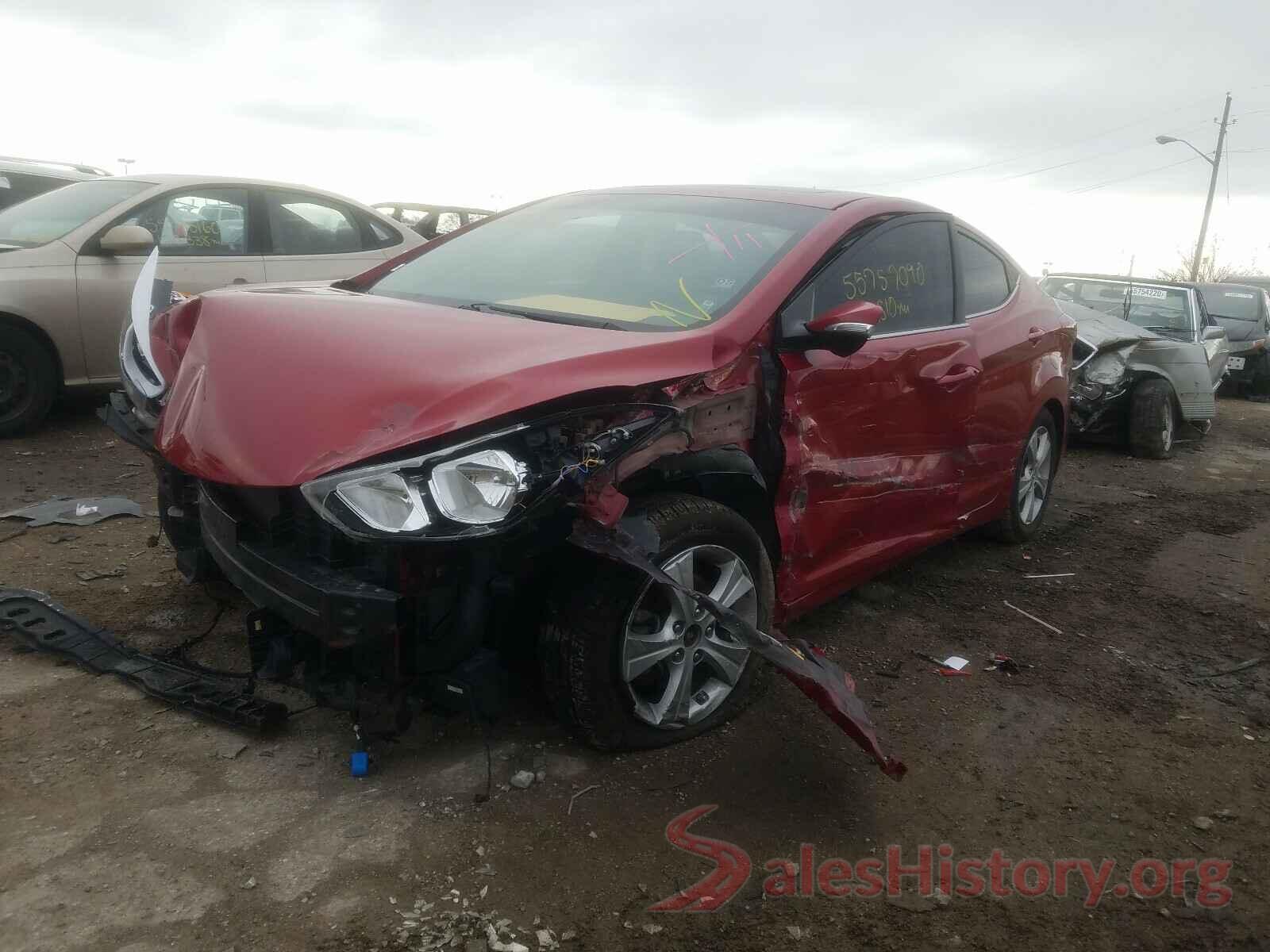 KMHDH4AE8GU605278 2016 HYUNDAI ELANTRA