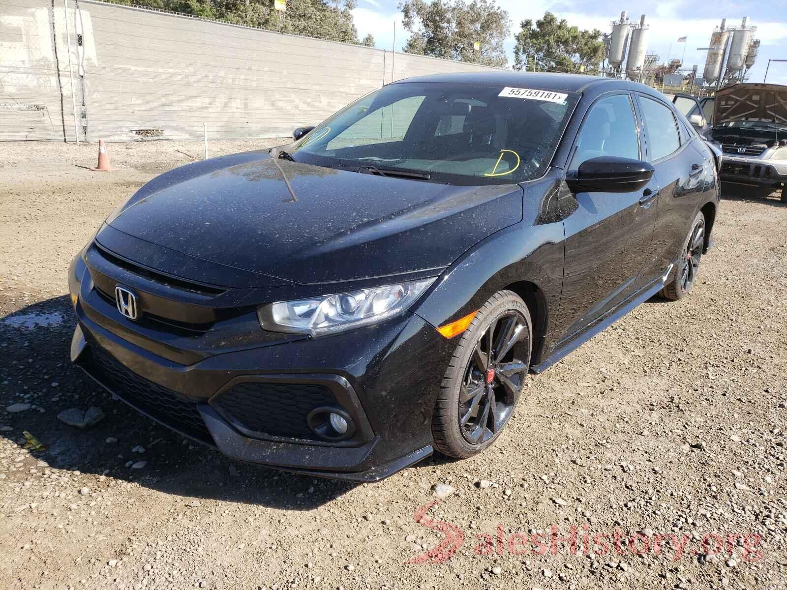 SHHFK7H44HU410848 2017 HONDA CIVIC