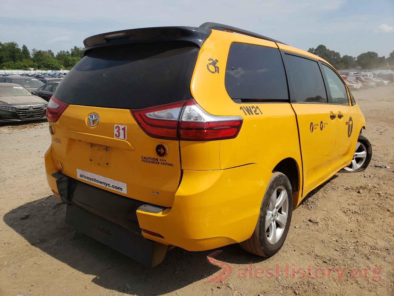 5TDKK3DCXGS764096 2016 TOYOTA SIENNA