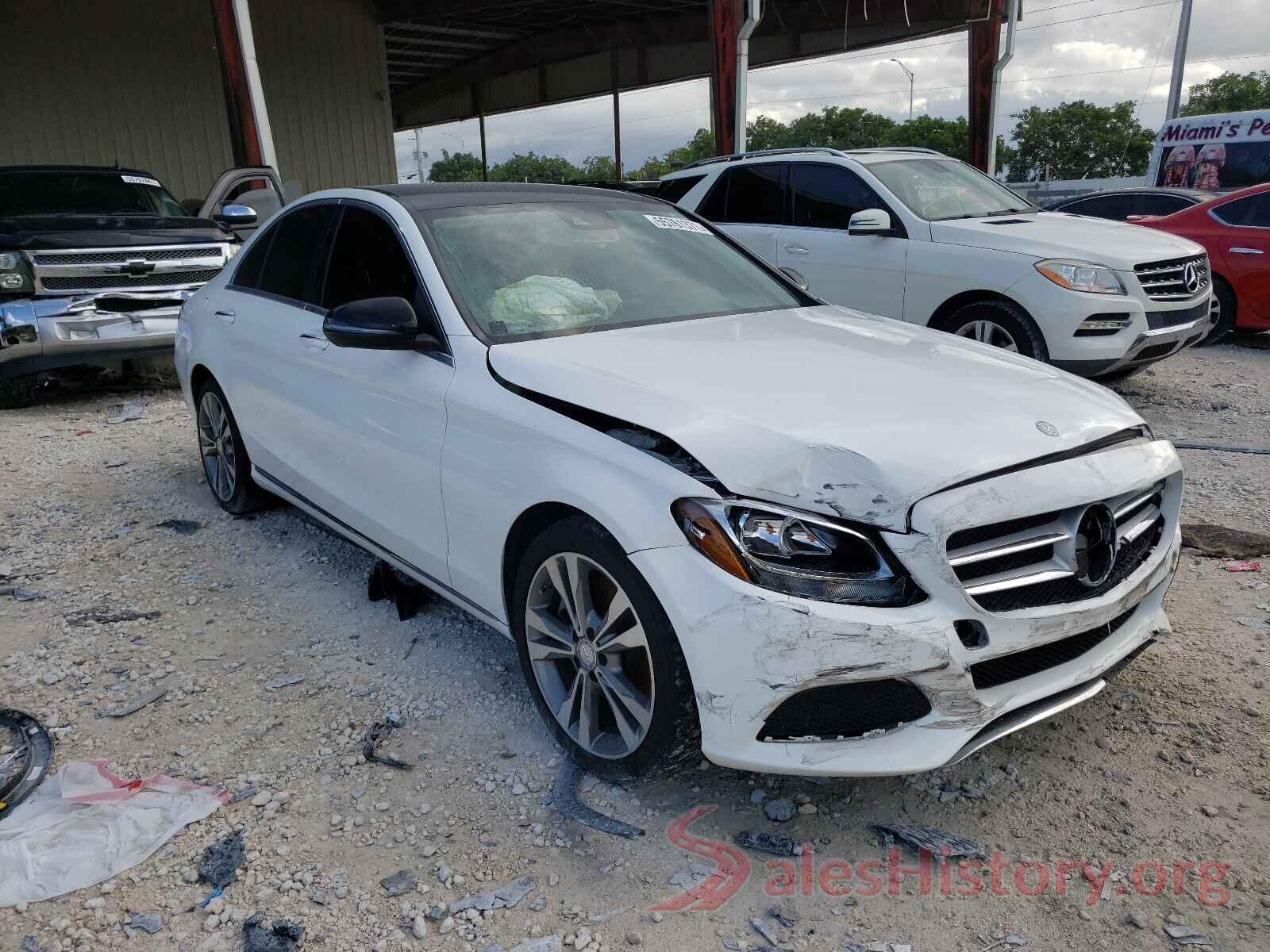 55SWF4JB8GU122051 2016 MERCEDES-BENZ C-CLASS