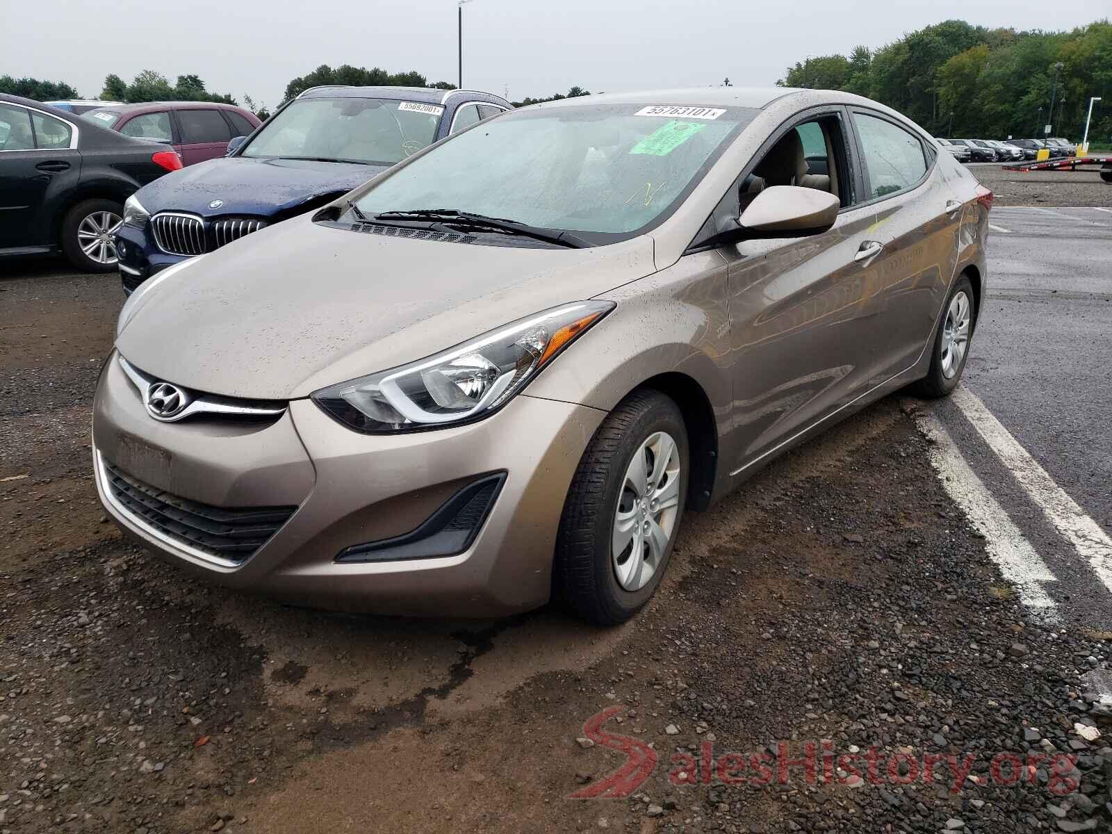 5NPDH4AE9GH780993 2016 HYUNDAI ELANTRA