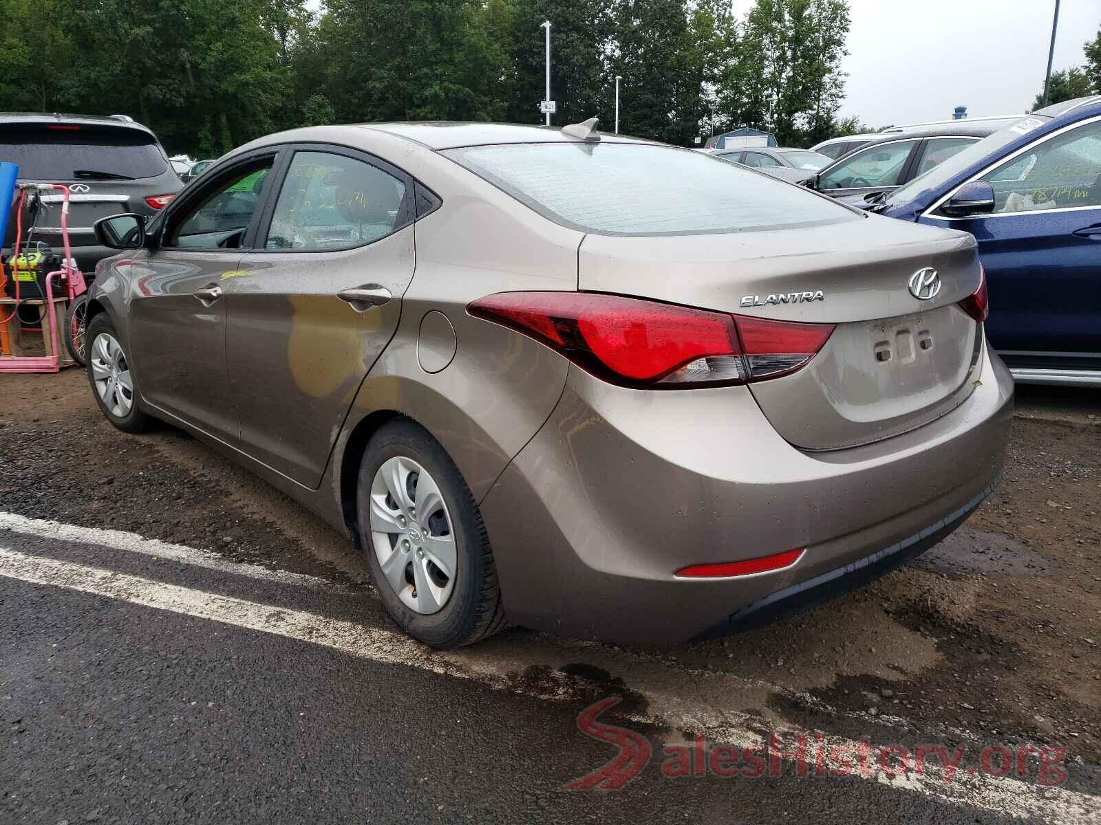 5NPDH4AE9GH780993 2016 HYUNDAI ELANTRA