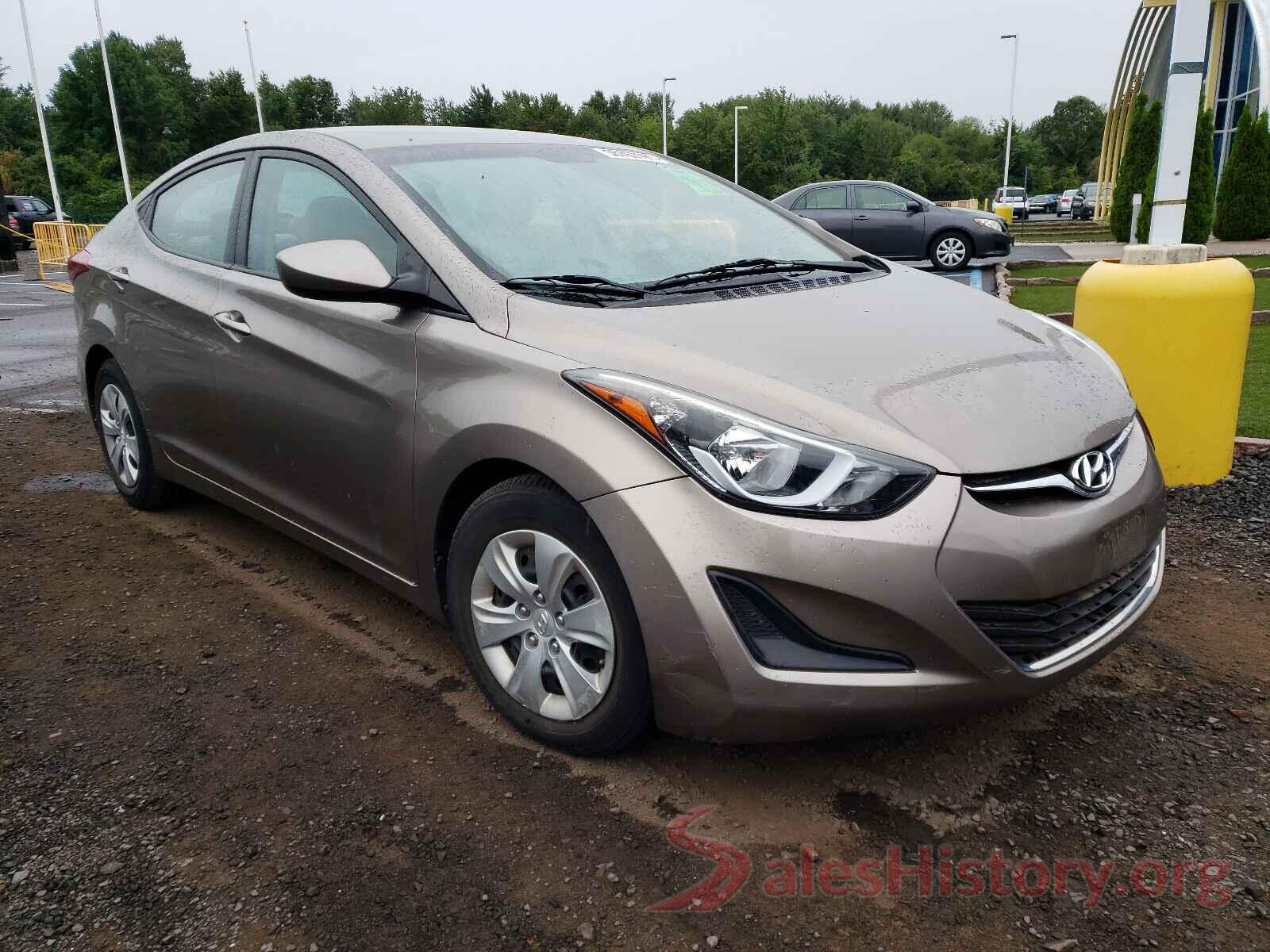 5NPDH4AE9GH780993 2016 HYUNDAI ELANTRA