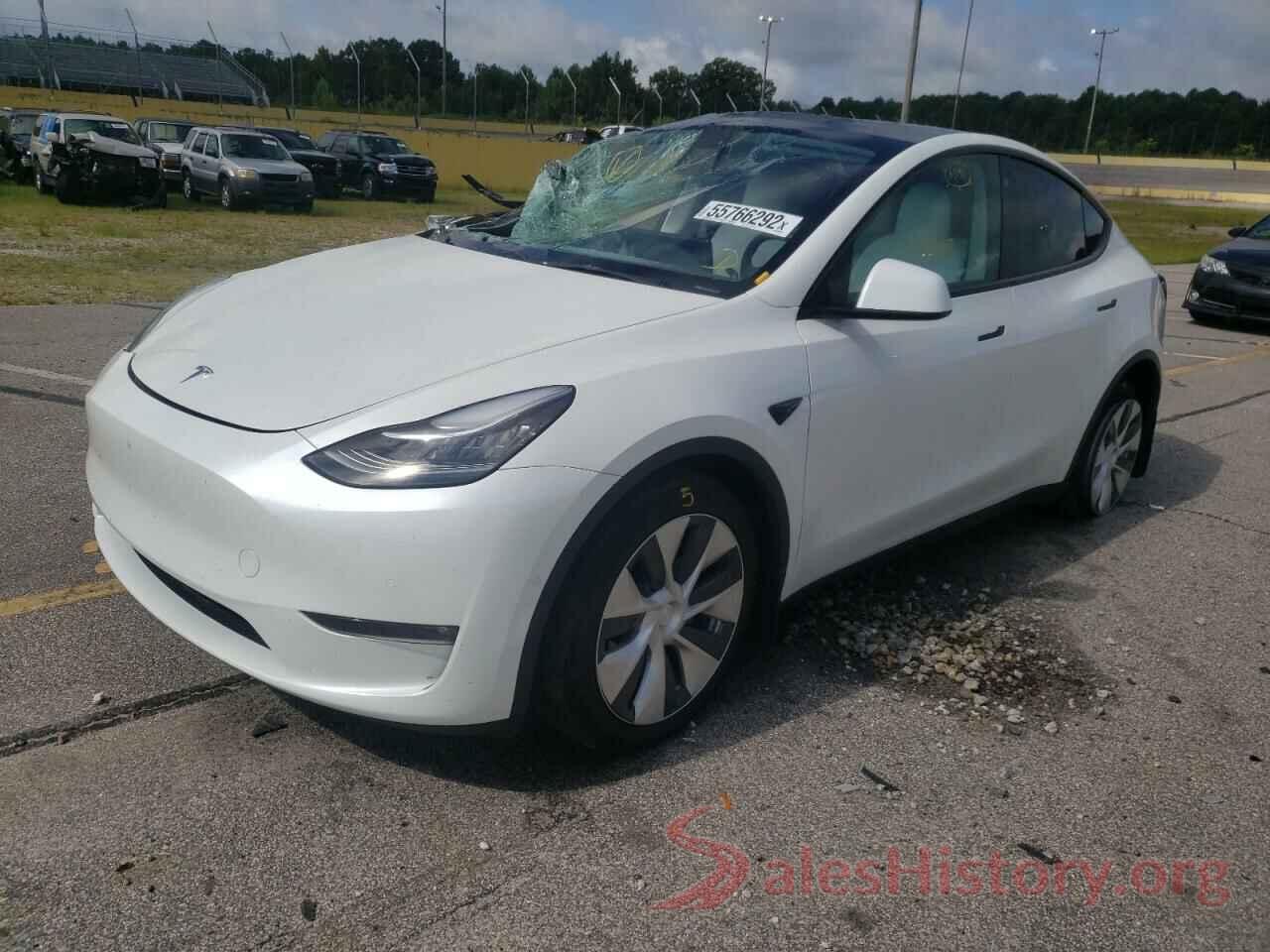 5YJYGDEE5MF187401 2021 TESLA MODEL Y