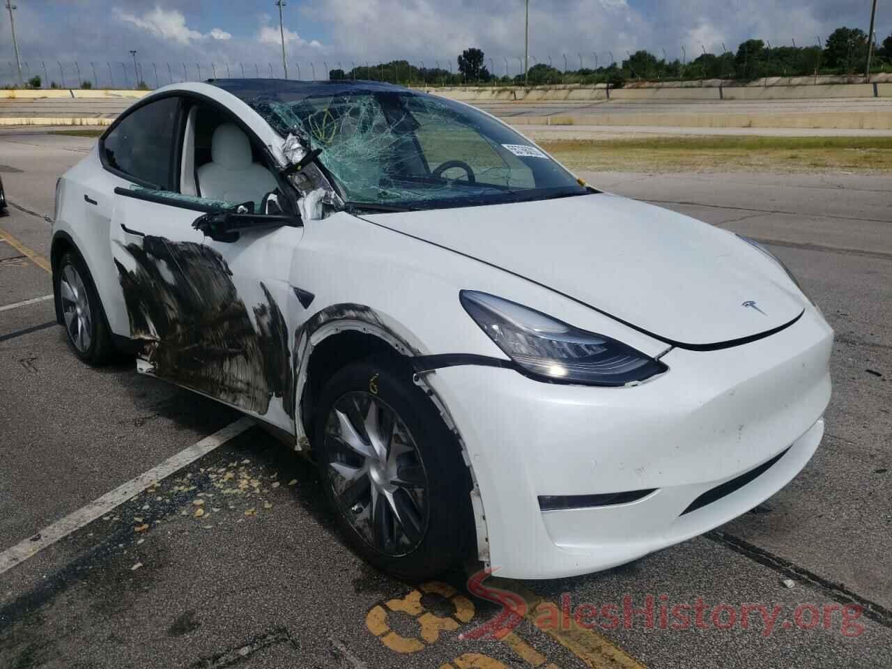 5YJYGDEE5MF187401 2021 TESLA MODEL Y