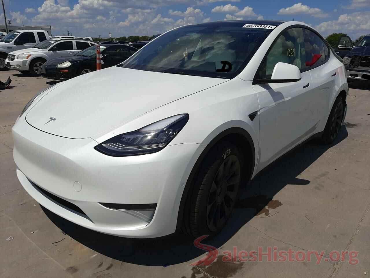 5YJYGAEEXMF187649 2021 TESLA MODEL Y