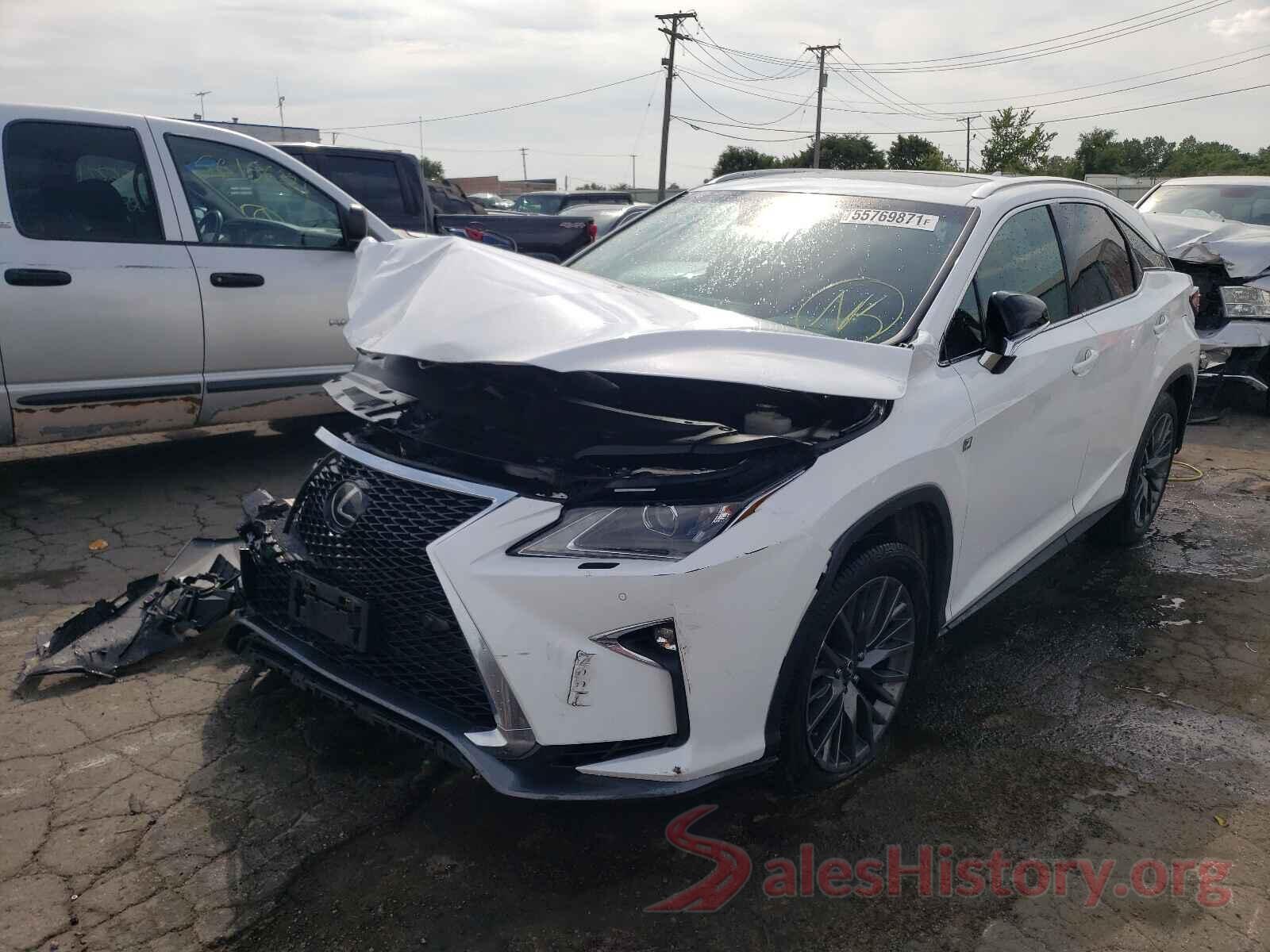 2T2BZMCA0HC105256 2017 LEXUS RX350