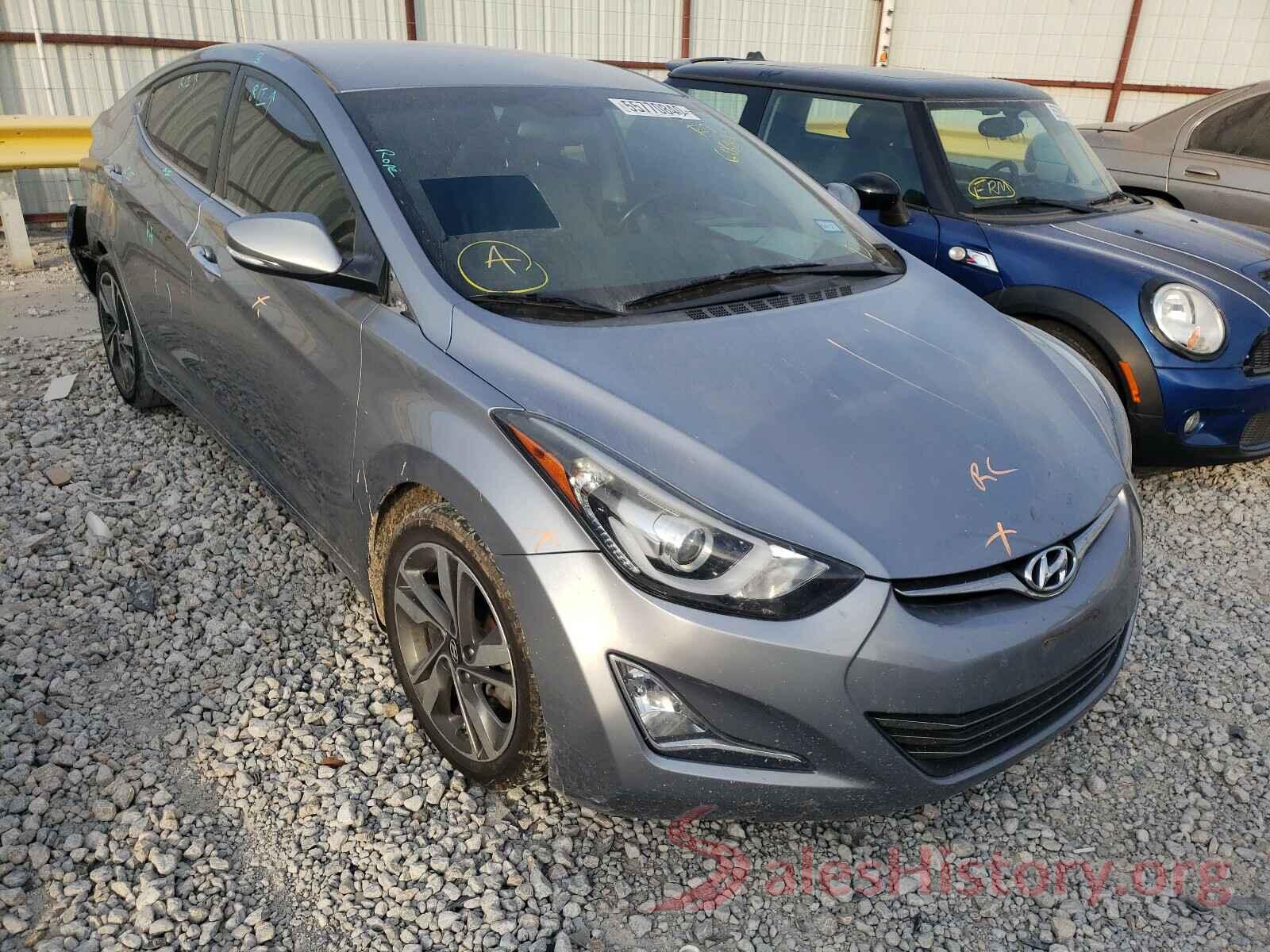 5NPDH4AE7FH606645 2015 HYUNDAI ELANTRA