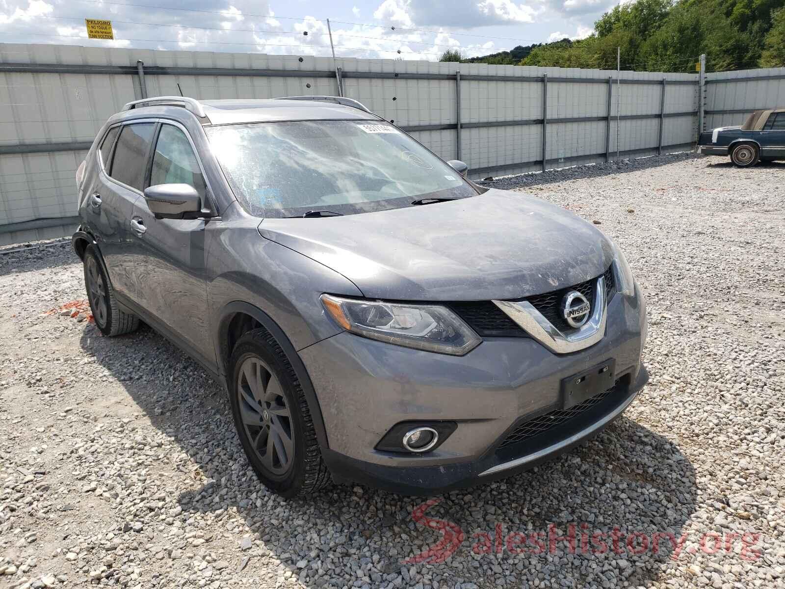 5N1AT2MT5GC912316 2016 NISSAN ROGUE