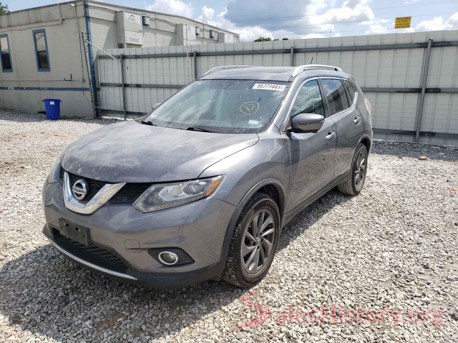 5N1AT2MT5GC912316 2016 NISSAN ROGUE