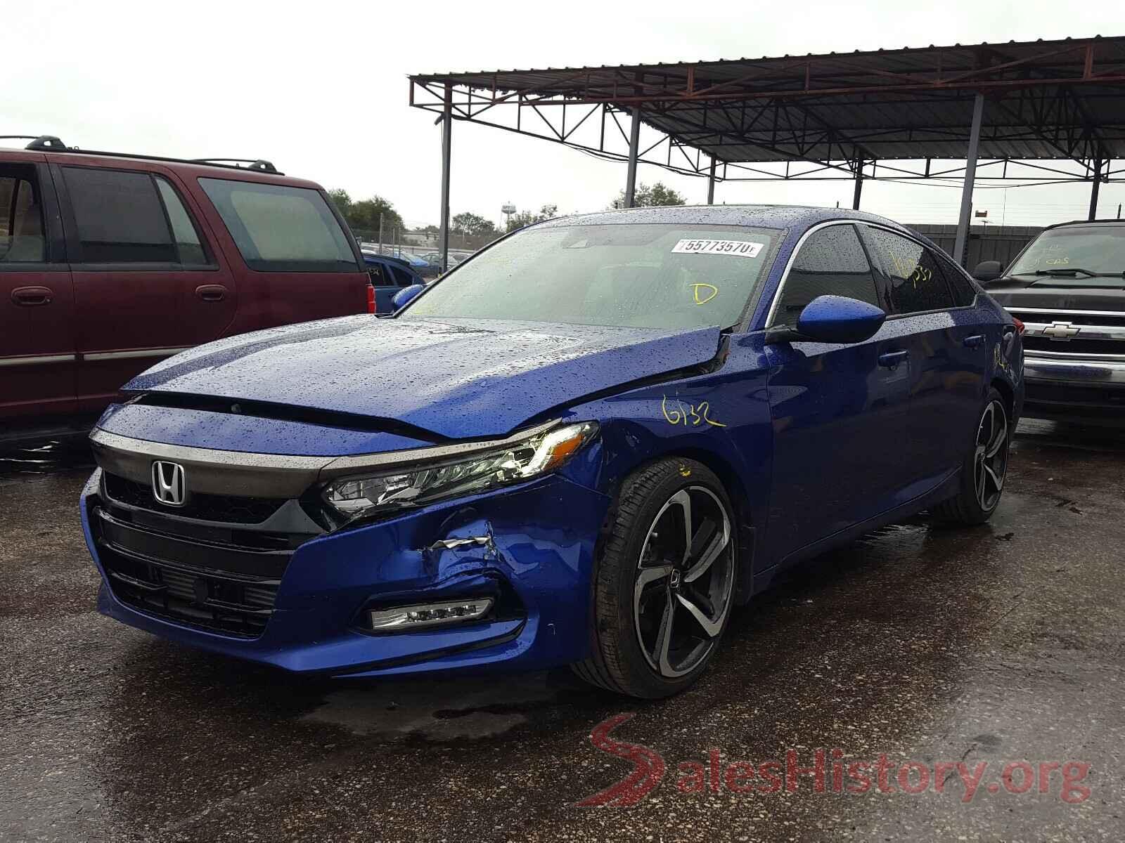 1HGCV2F3XKA020444 2019 HONDA ACCORD