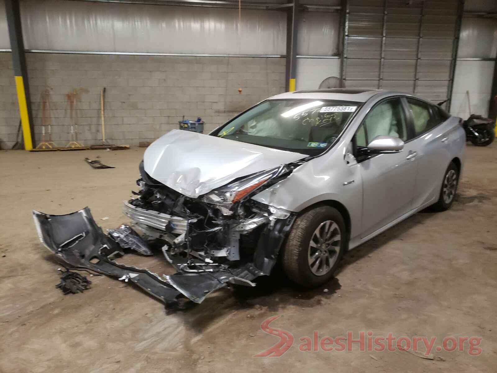 JTDKARFU5K3098139 2019 TOYOTA PRIUS