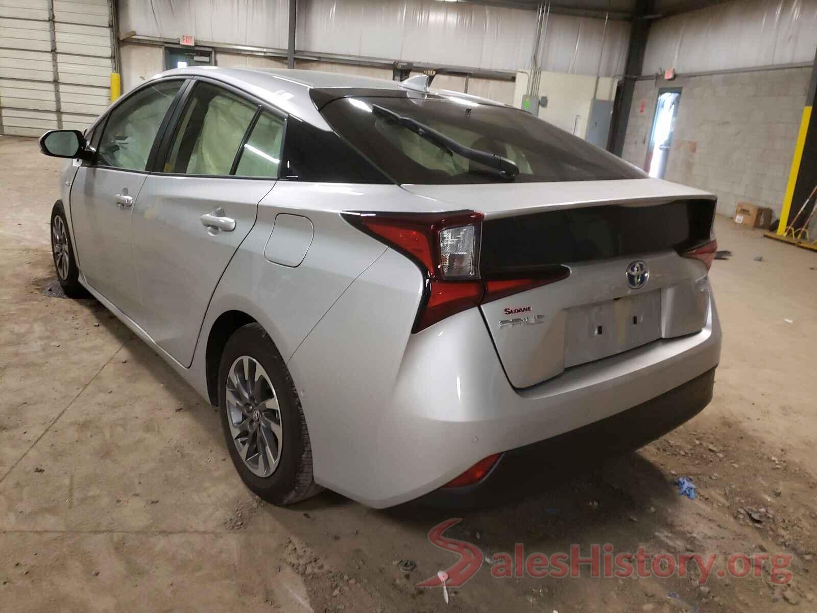 JTDKARFU5K3098139 2019 TOYOTA PRIUS