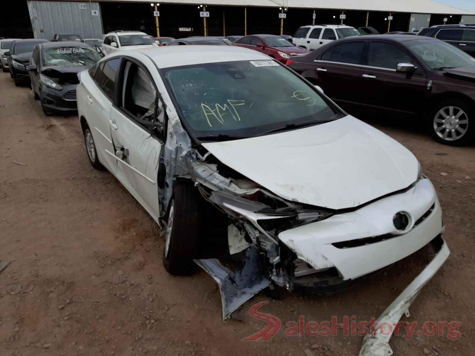 JTDKBRFU2H3031679 2017 TOYOTA PRIUS