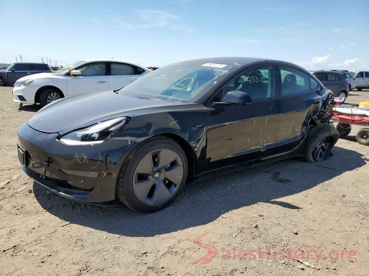 5YJ3E1EA9NF188239 2022 TESLA MODEL 3