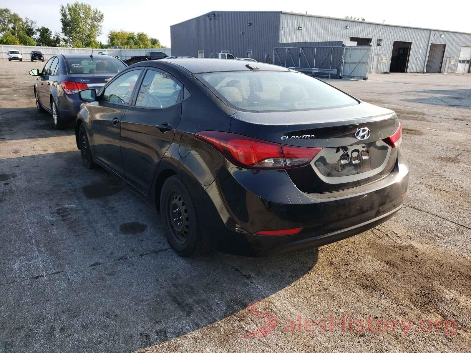 5NPDH4AE3GH683577 2016 HYUNDAI ELANTRA