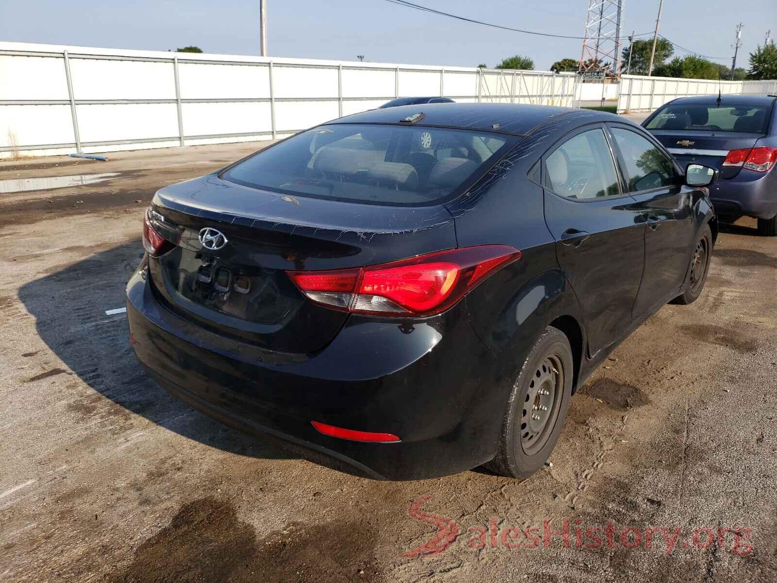 5NPDH4AE3GH683577 2016 HYUNDAI ELANTRA