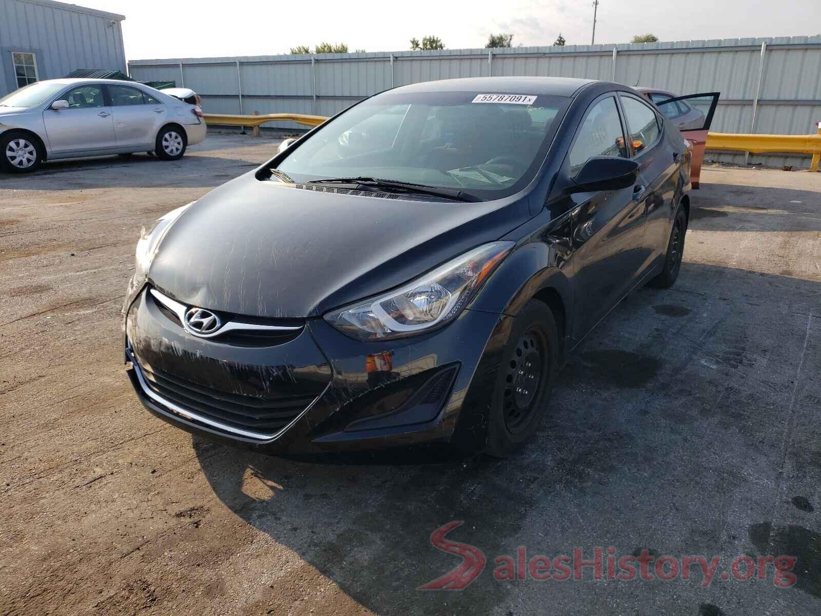 5NPDH4AE3GH683577 2016 HYUNDAI ELANTRA