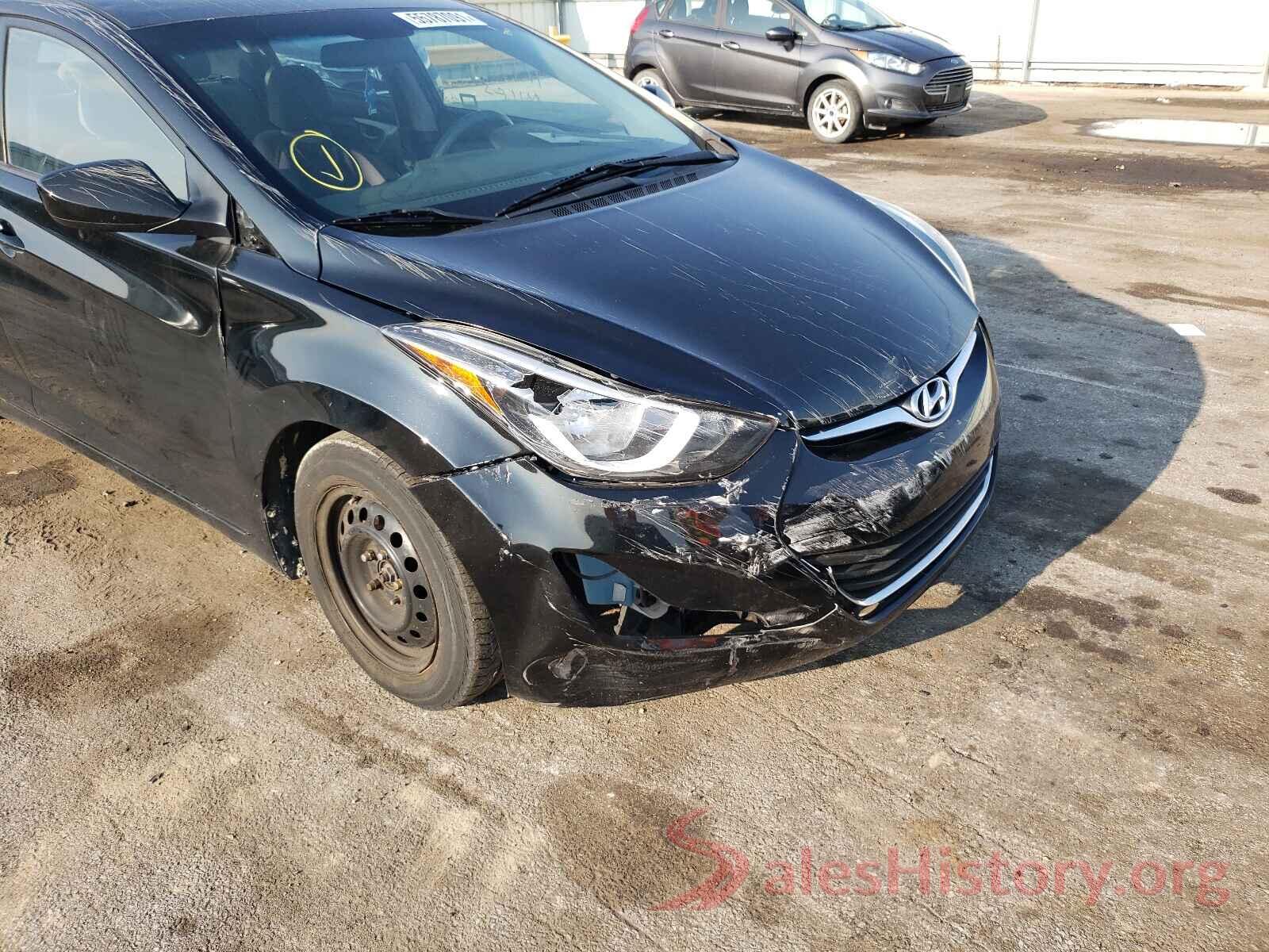 5NPDH4AE3GH683577 2016 HYUNDAI ELANTRA