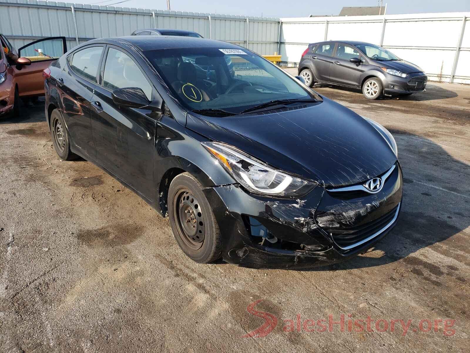 5NPDH4AE3GH683577 2016 HYUNDAI ELANTRA