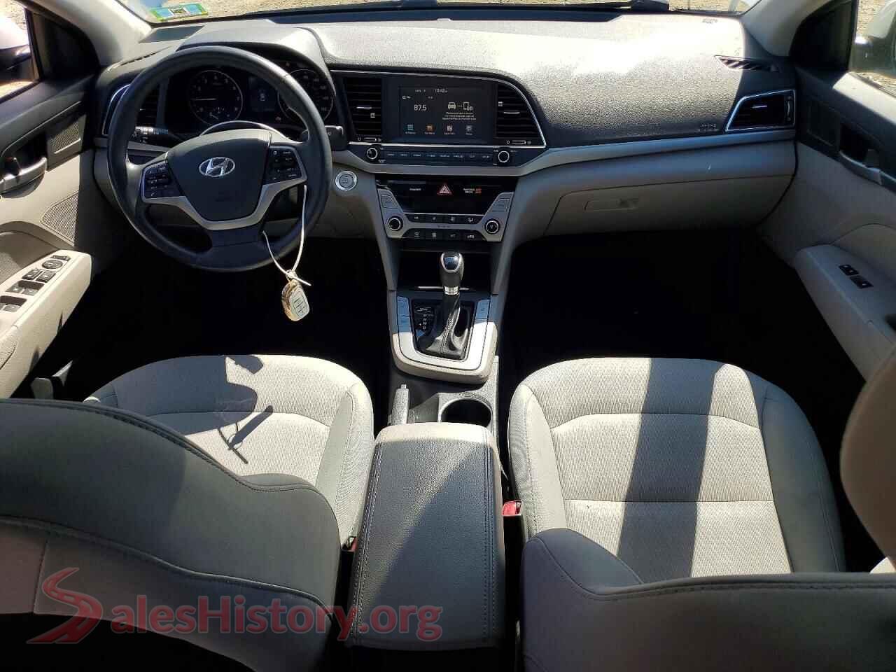 2017 HYUNDAI ELANTRA VIN 5NPD84LF4HH019876, interior dashboard