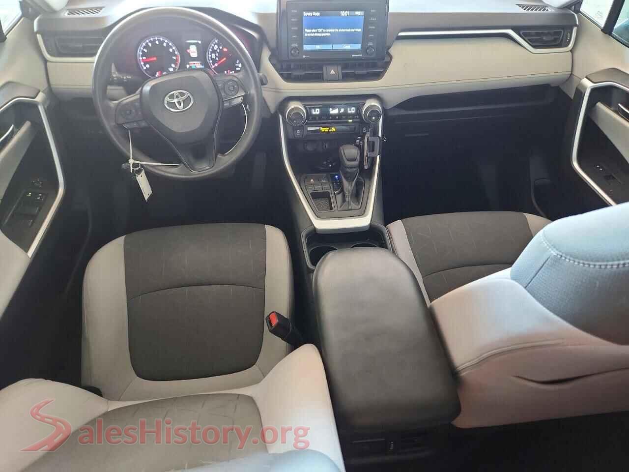 2020 TOYOTA RAV4 VIN 2T3W1RFVXLC039002, interior dashboard